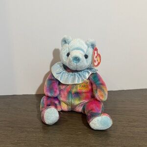 Ty Beanie Baby - MARCH the Birthday Bear (7.5 inch) NEW W/TAG Stuffed Animal Toy
